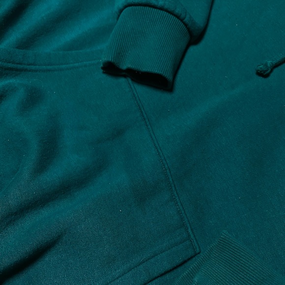 Large Emerald Green Hoodie - Picture 3 of 3